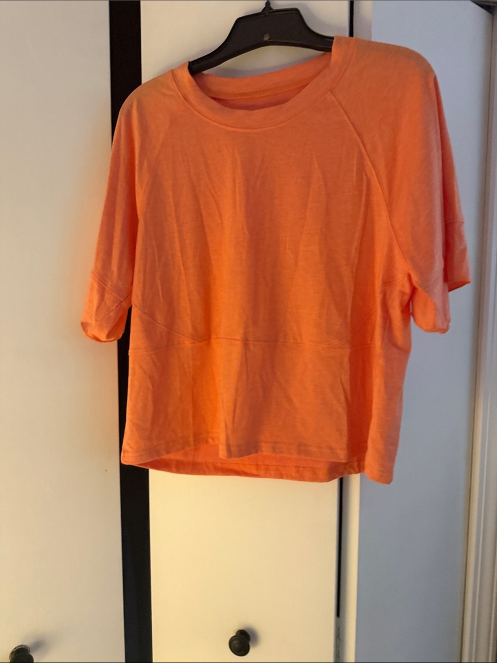 Women's Relaxed Short Sleeve Top - Orange